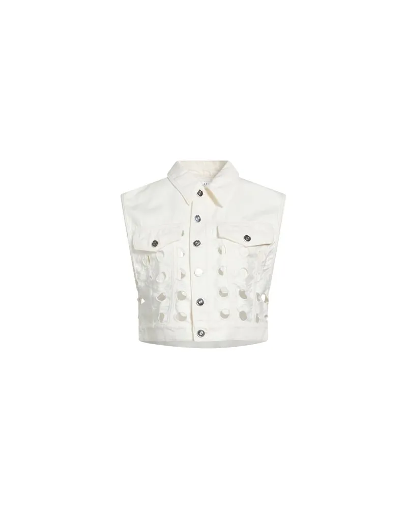Alaïa JACKEN & MÄNTEL - Jeansjacken/Mäntelauf YOOX.COM Weiß