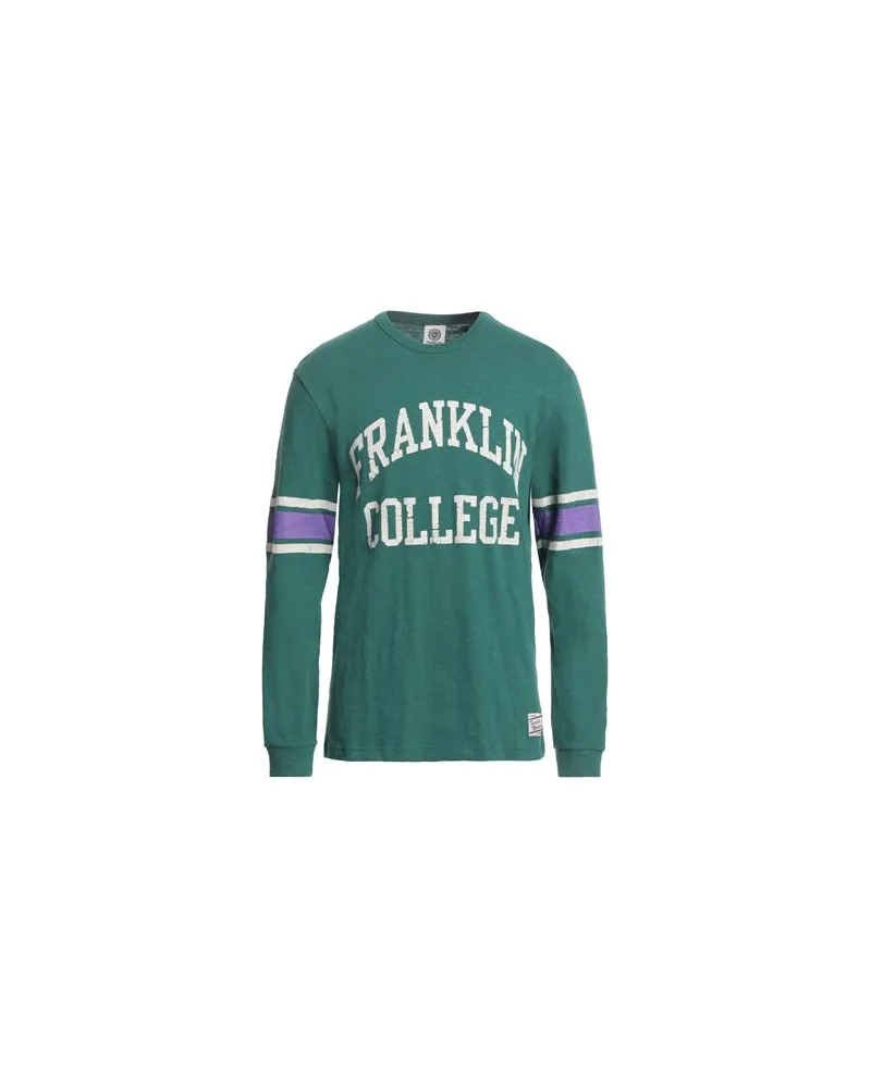 Franklin & Marshall TOPS - T-shirtsauf YOOX.COM Grün
