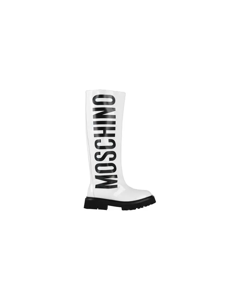 Moschino SCHUHE - Stiefelauf YOOX.COM Weiß