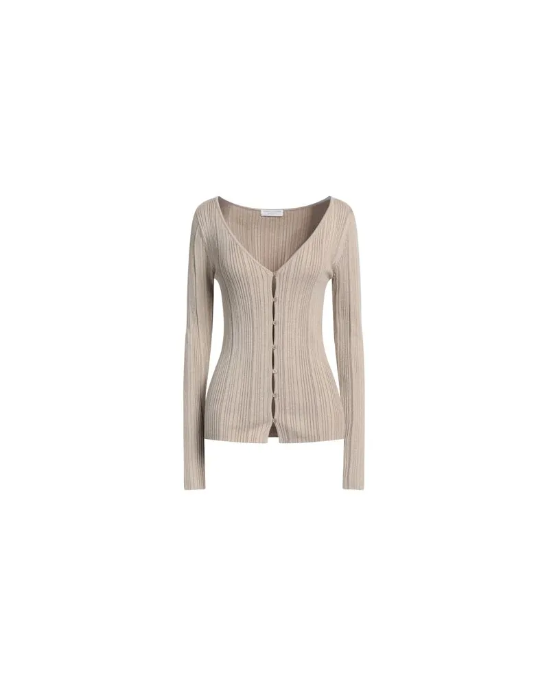 Majestic STRICKWAREN - Strickjackenauf YOOX.COM Beige