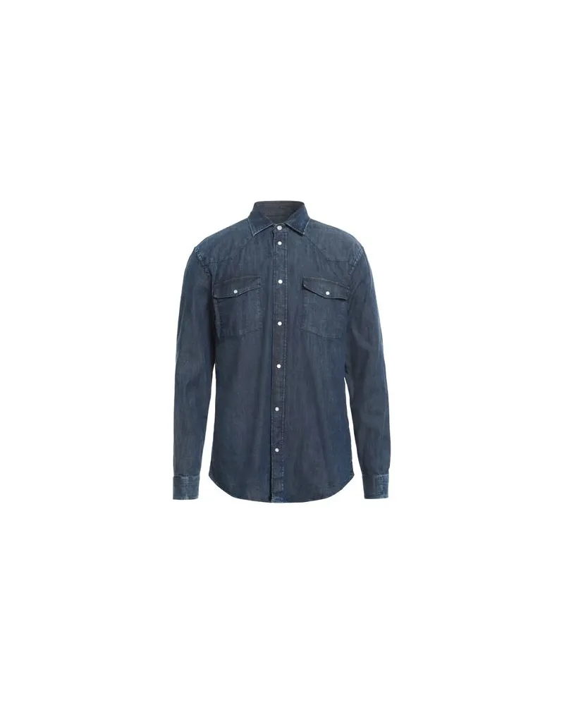Dondup TOPS - Jeanshemdenauf YOOX.COM Blau