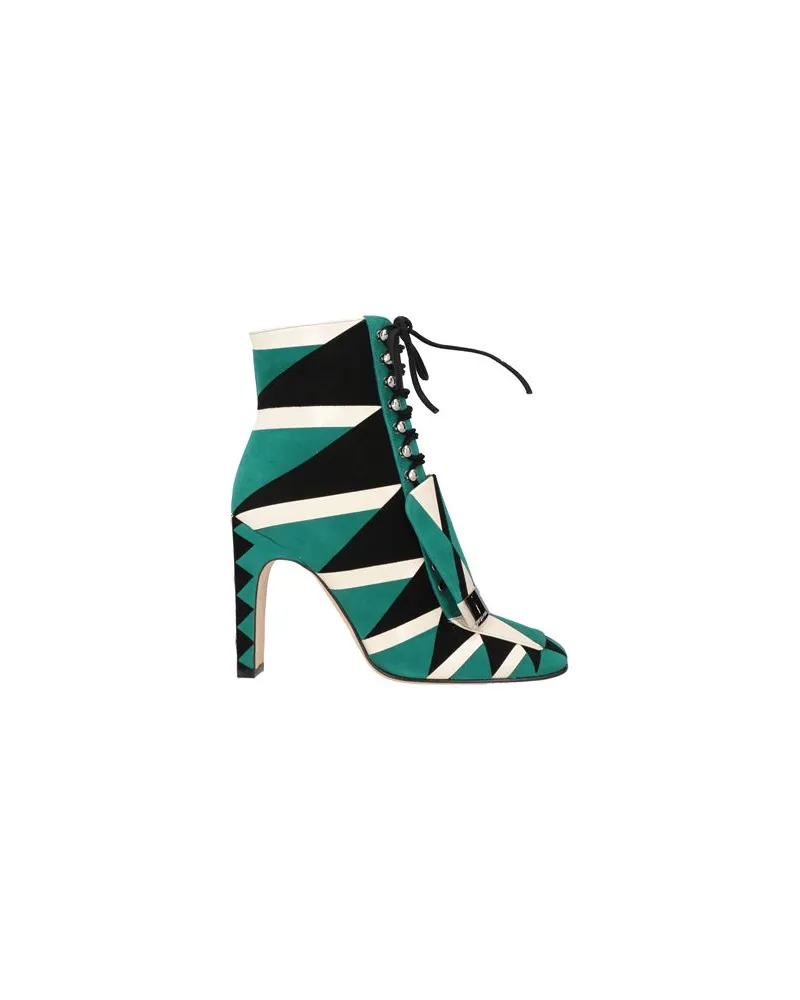 Sergio Rossi SCHUHE - Stiefelettenauf YOOX.COM Smaragdgrün