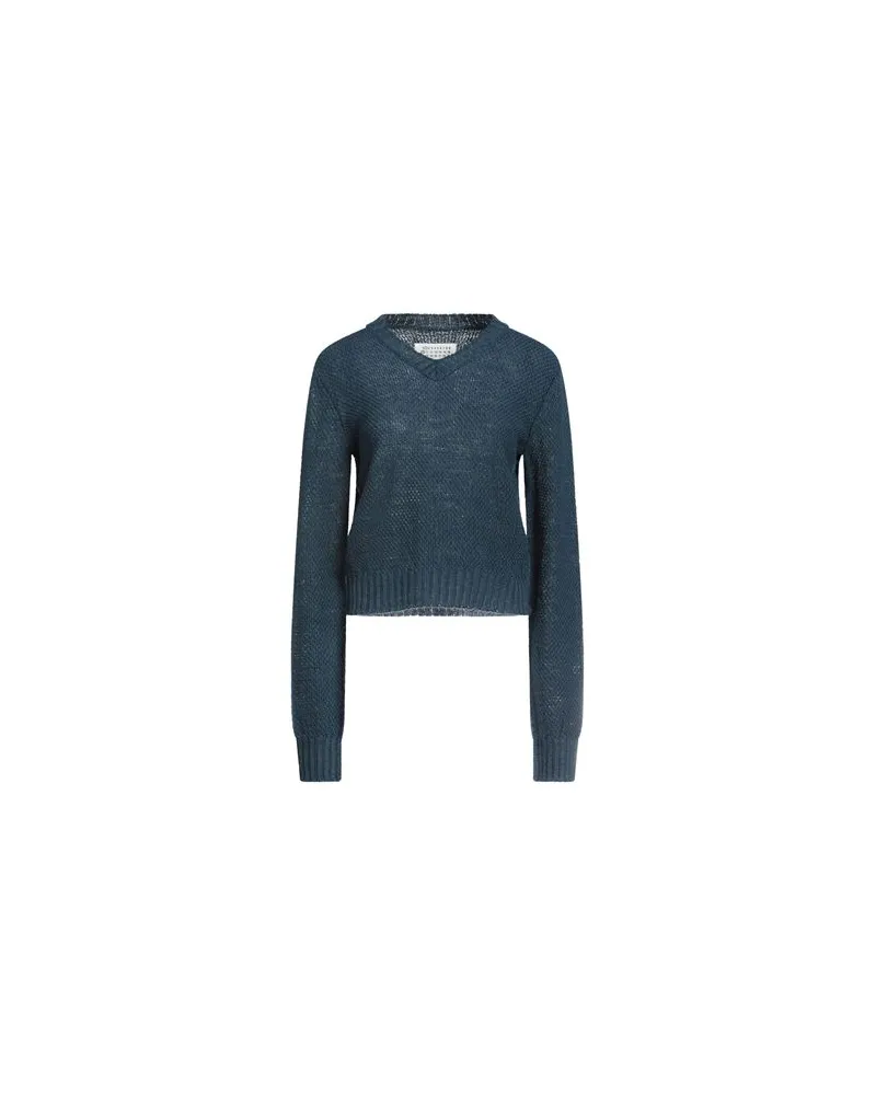 Maison Margiela STRICKWAREN - Pulloverauf YOOX.COM Marineblau