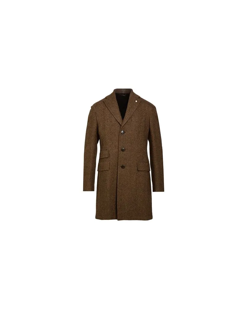 Luigi Bianchi Mantova JACKEN & MÄNTEL - Mäntelauf YOOX.COM Braun