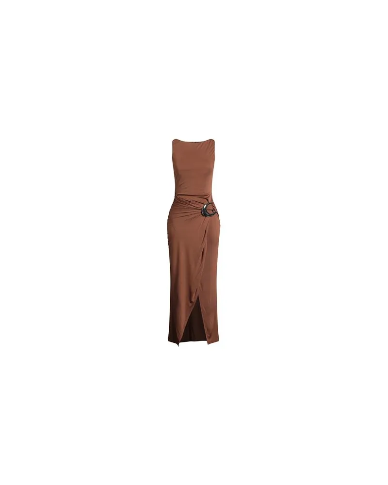 STAUD KLEIDER - Maxi-Kleiderauf YOOX.COM Braun