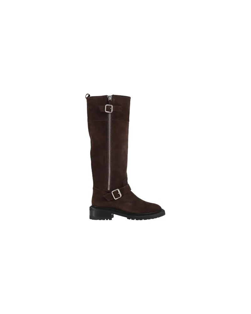 Via Roma 15 SCHUHE - Stiefelauf YOOX.COM Braun