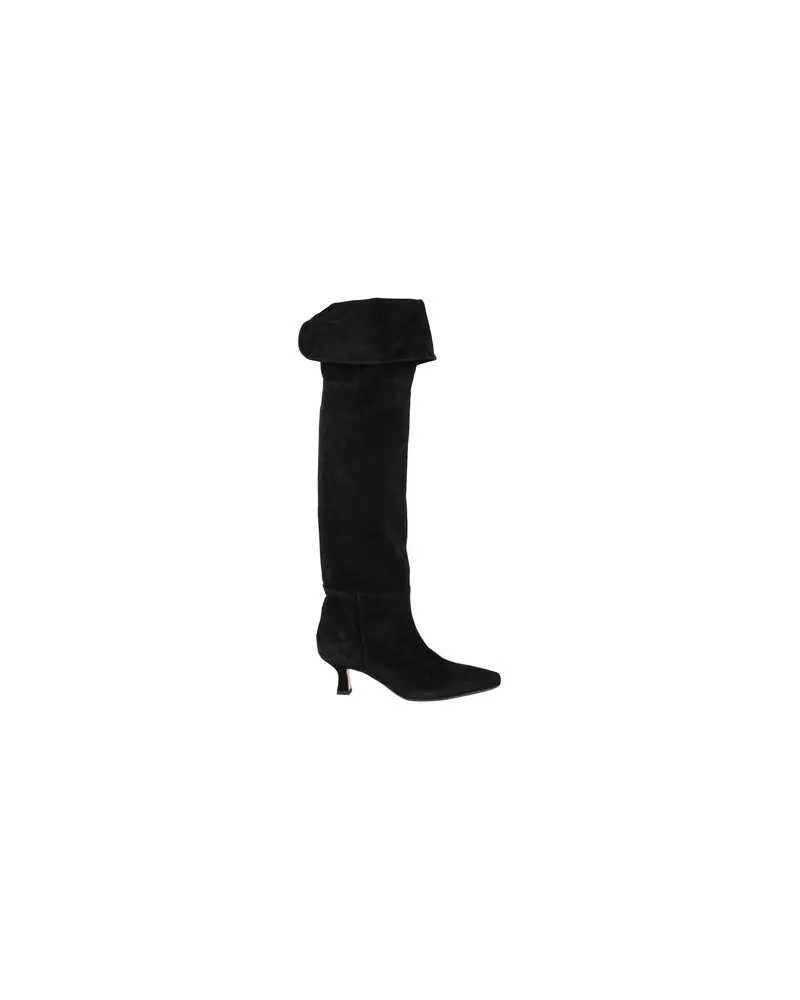 Anna F. SCHUHE - Stiefelauf YOOX.COM Schwarz