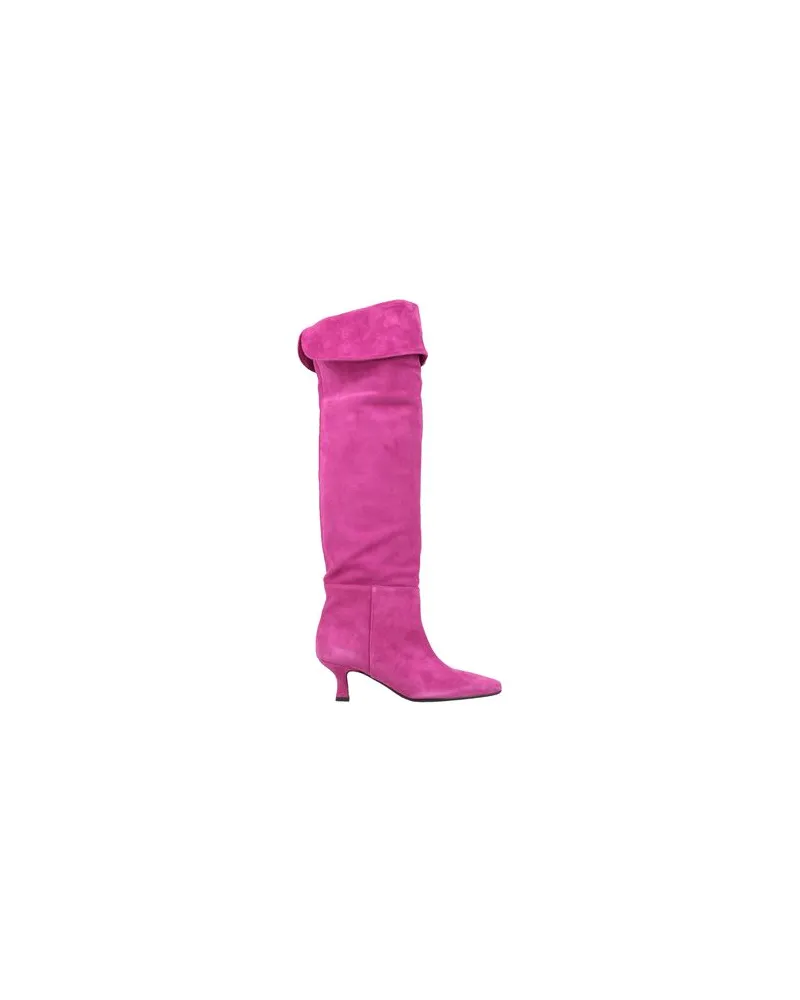 Anna F. SCHUHE - Stiefelauf YOOX.COM Fuchsia