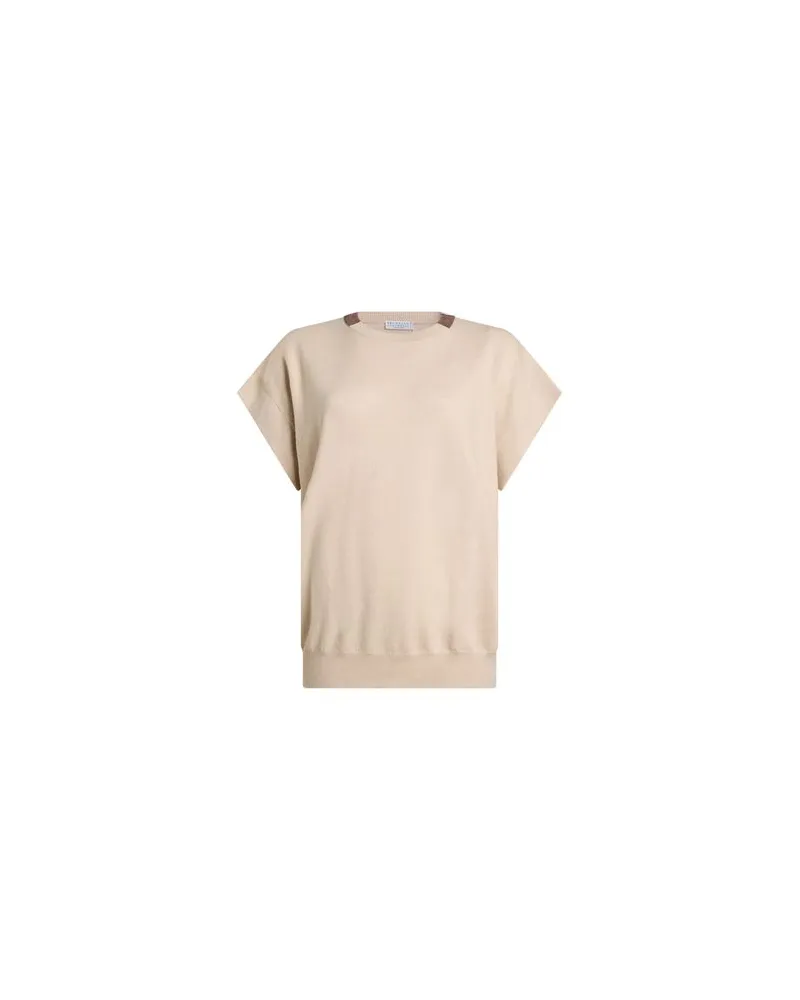 Brunello Cucinelli STRICKWAREN - Pulloverauf YOOX.COM Beige