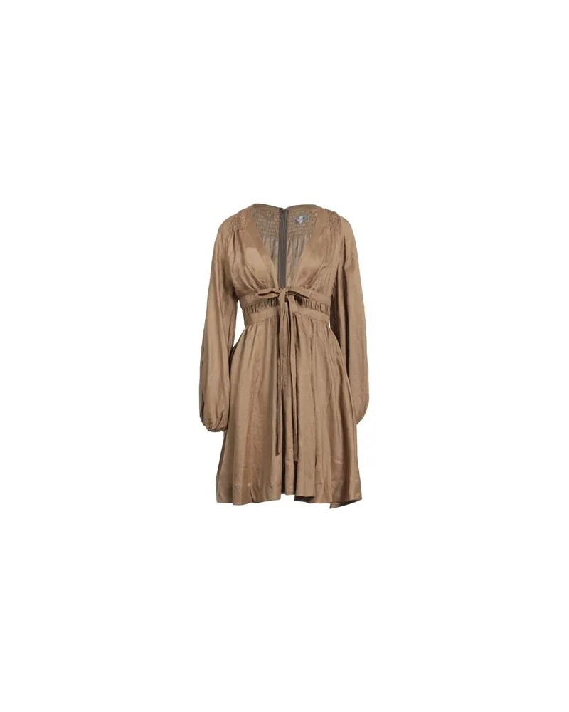 Weili Zheng KLEIDER - Mini-Kleiderauf YOOX.COM Kamel