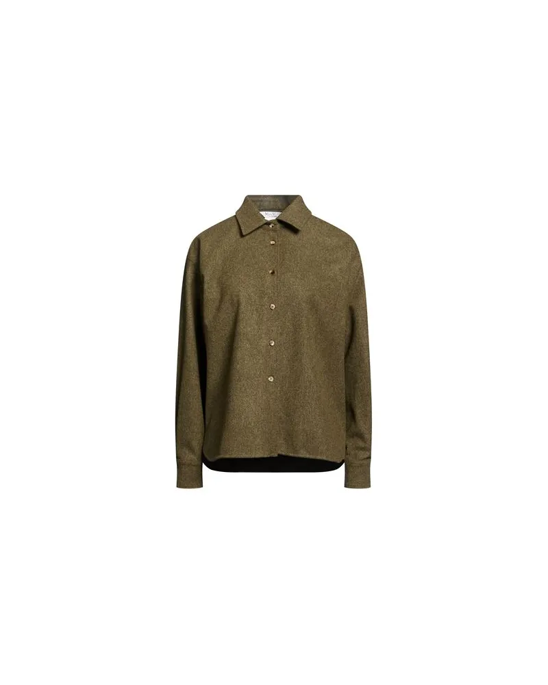 Max Mara TOPS - Hemdenauf YOOX.COM Militärgrün