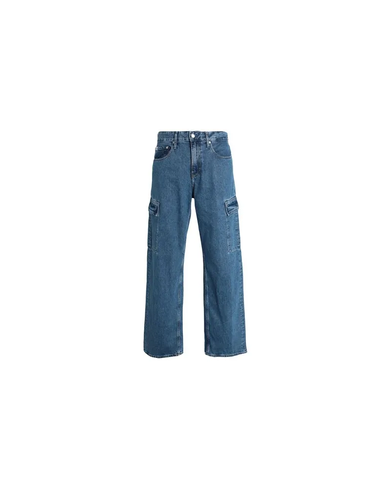 Calvin Klein HOSEN & RÖCKE - Jeanshosenauf YOOX.COM Blau