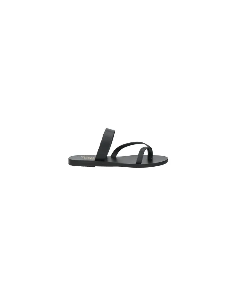 Ancient Greek Sandals SCHUHE - Zehentrennerauf YOOX.COM Schwarz