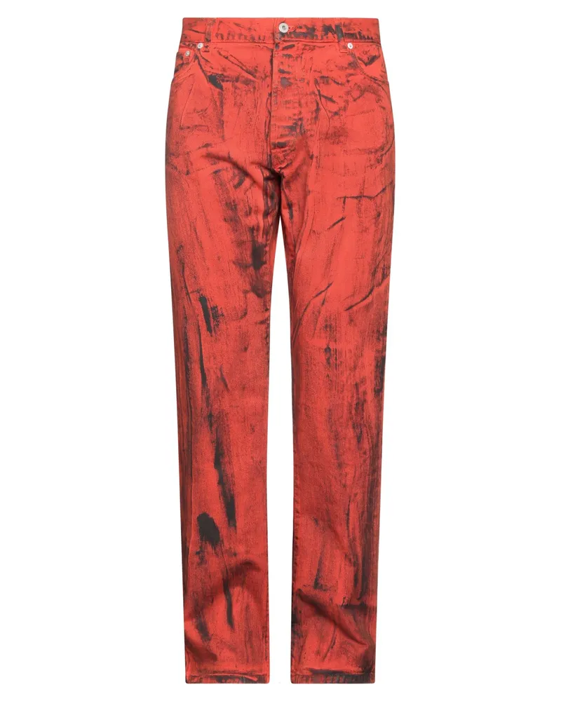 Heron Preston Jeanshose Tomatenrot