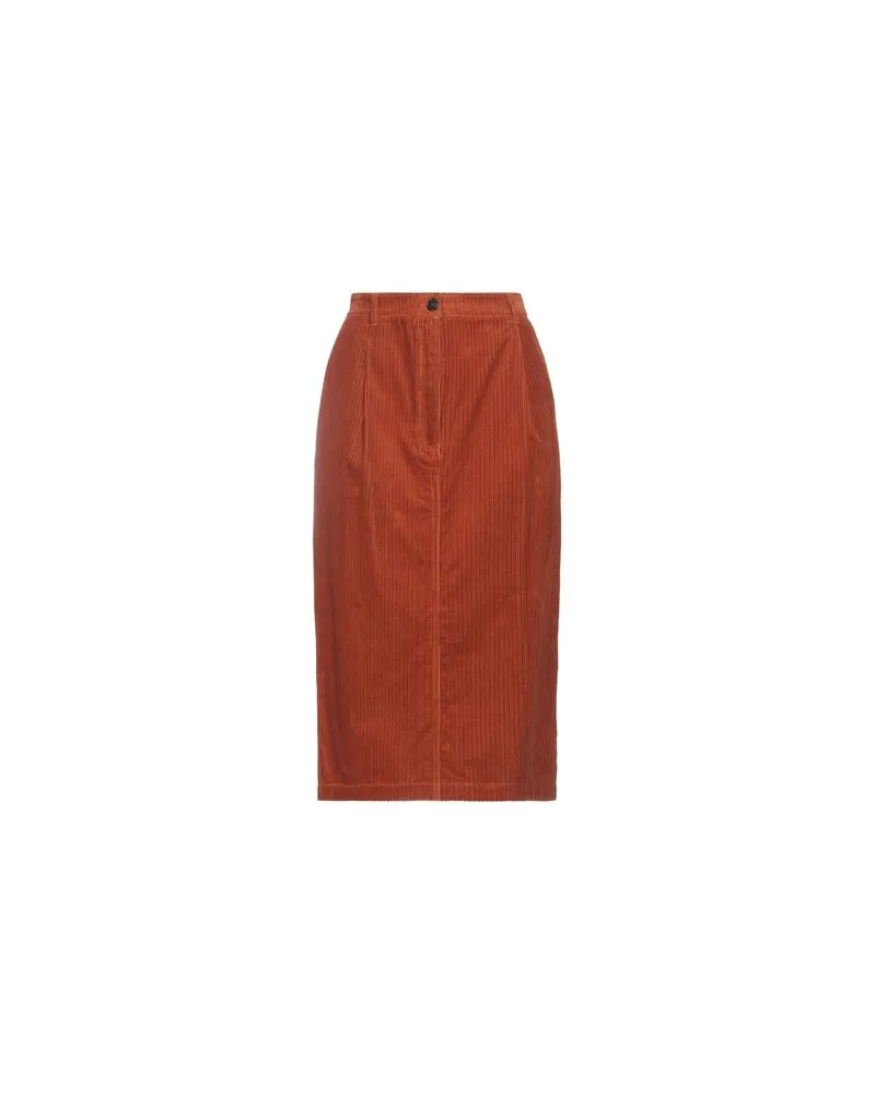 Suoli HOSEN & RÖCKE - Midi-Röckeauf YOOX.COM Braun