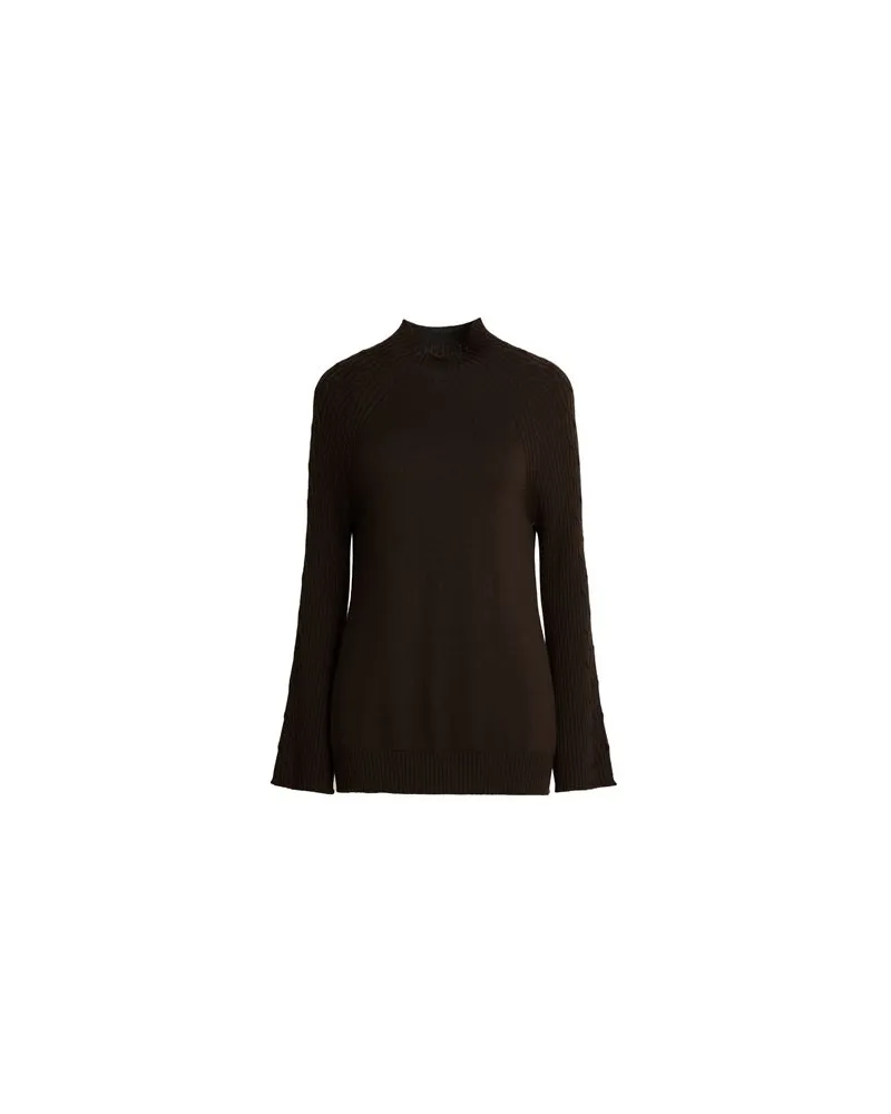 Max Mara STRICKWAREN - Rollkragenpulloverauf YOOX.COM Dunkelbraun