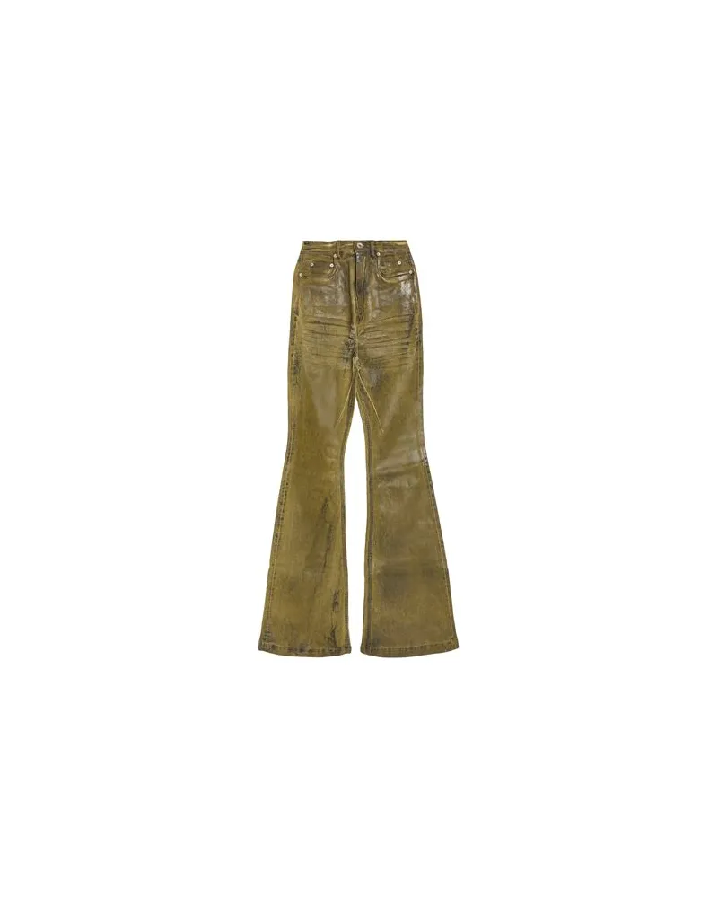 DRKSHDW by Rick Owens HOSEN & RÖCKE - Jeanshosenauf YOOX.COM Militärgrün