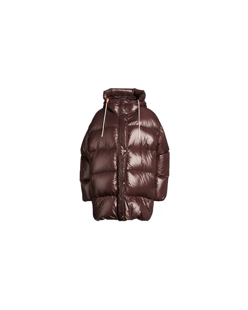 Jil Sander JACKEN & MÄNTEL - Pufferjacken & Daunenjackenauf YOOX.COM Schokobraun