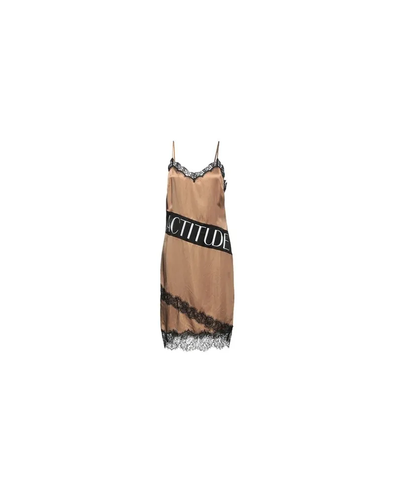 Actitude by Twinset KLEIDER - Midi-Kleiderauf YOOX.COM Kamel
