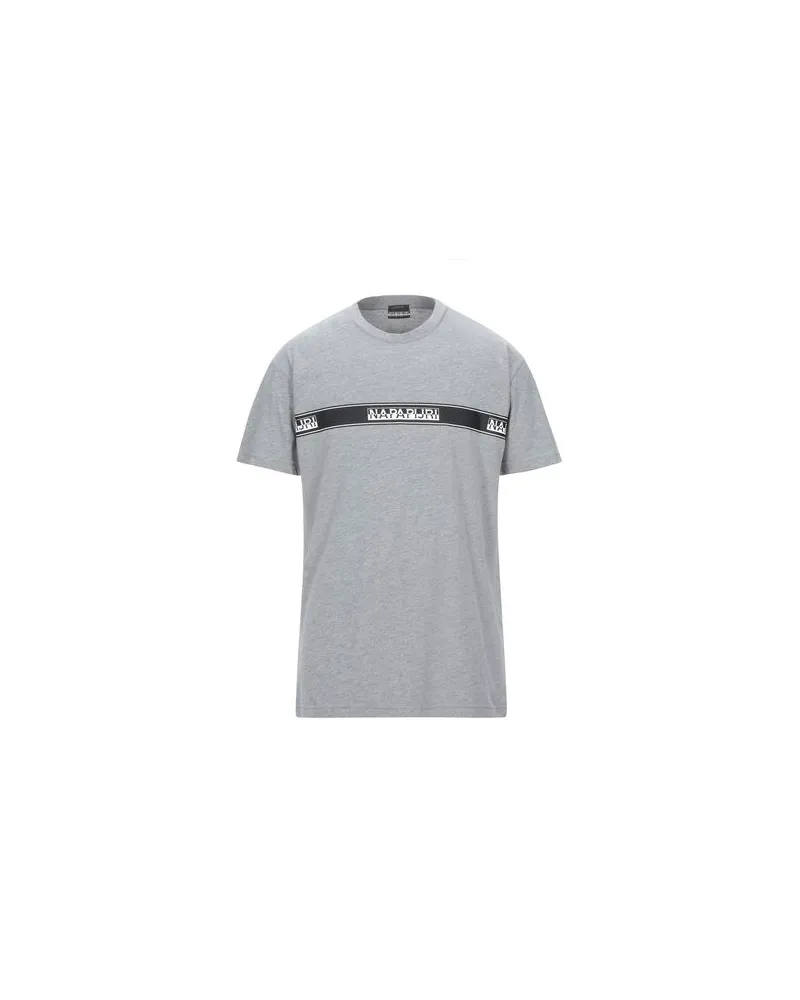 Napapijri TOPS - T-shirtsauf YOOX.COM Hellgrau