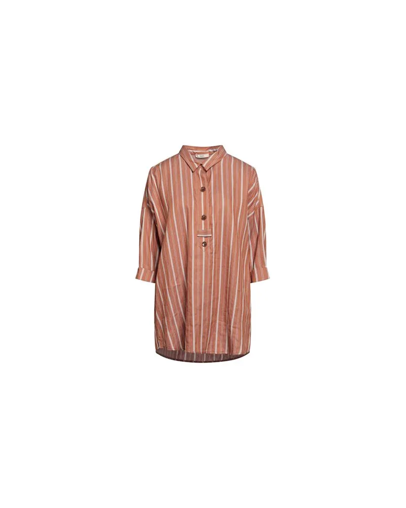 Sessùn TOPS - Hemdenauf YOOX.COM Rostrot