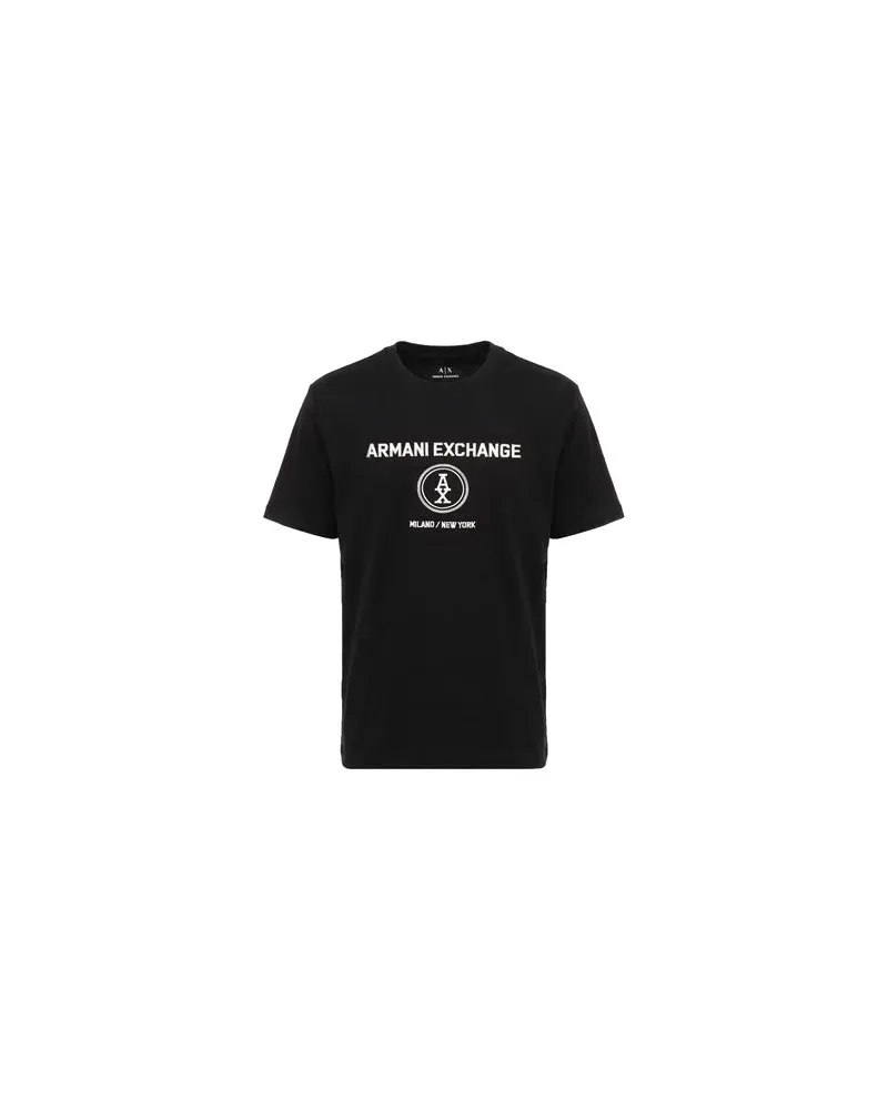 Armani Exchange TOPS - T-shirtsauf YOOX.COM Schwarz