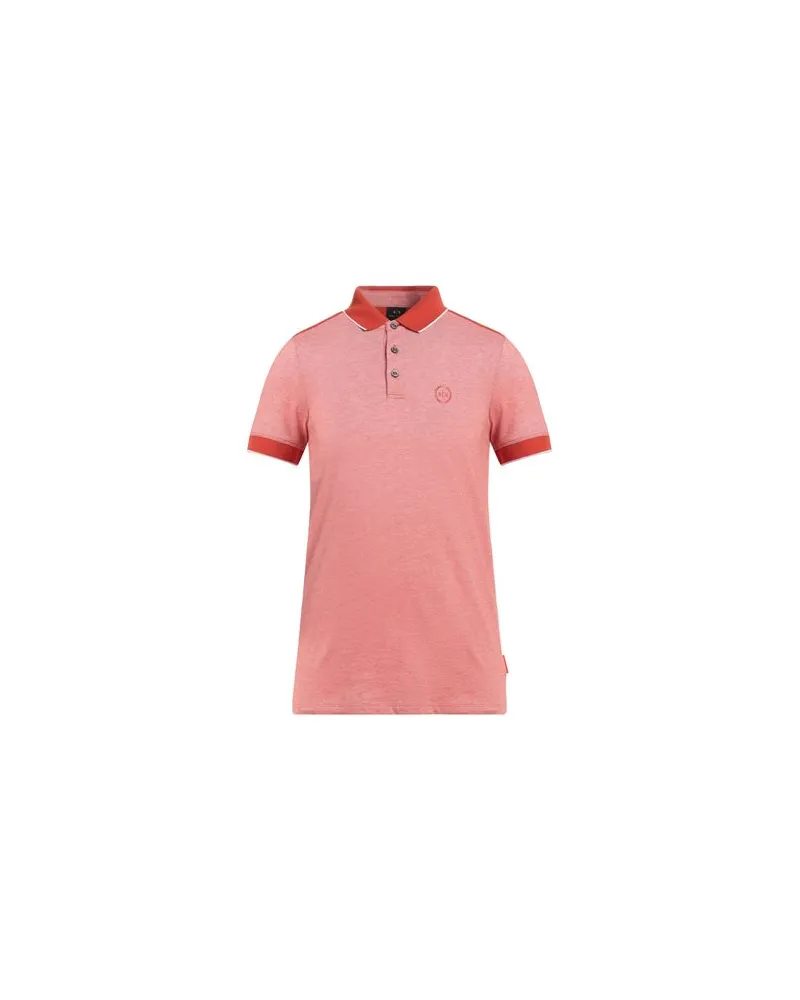 Armani Exchange TOPS - Poloshirtsauf YOOX.COM Rostrot