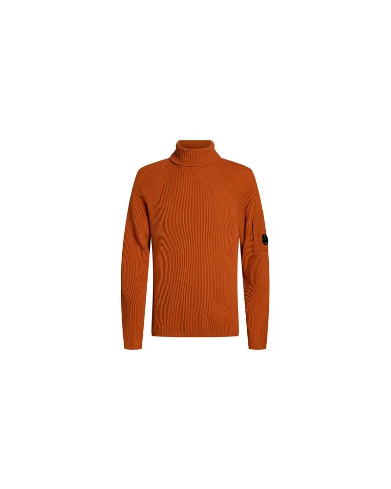 C.P. Company STRICKWAREN - Rollkragenpulloverauf YOOX.COM Rostrot