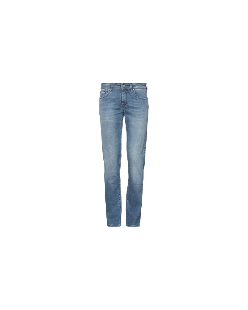 Re-HasH HOSEN & RÖCKE - Jeanshosenauf YOOX.COM Blau
