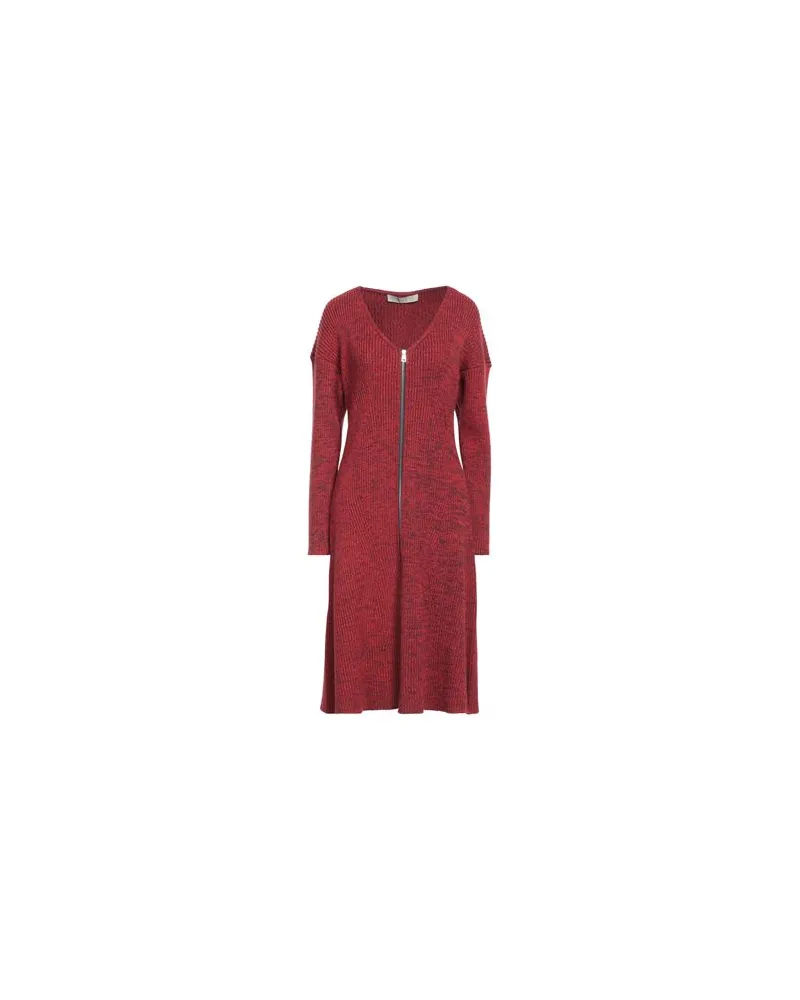 TELA KLEIDER - Midi-Kleiderauf YOOX.COM Ziegelrot