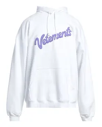 VETEMENTS Sweatshirt Weiß