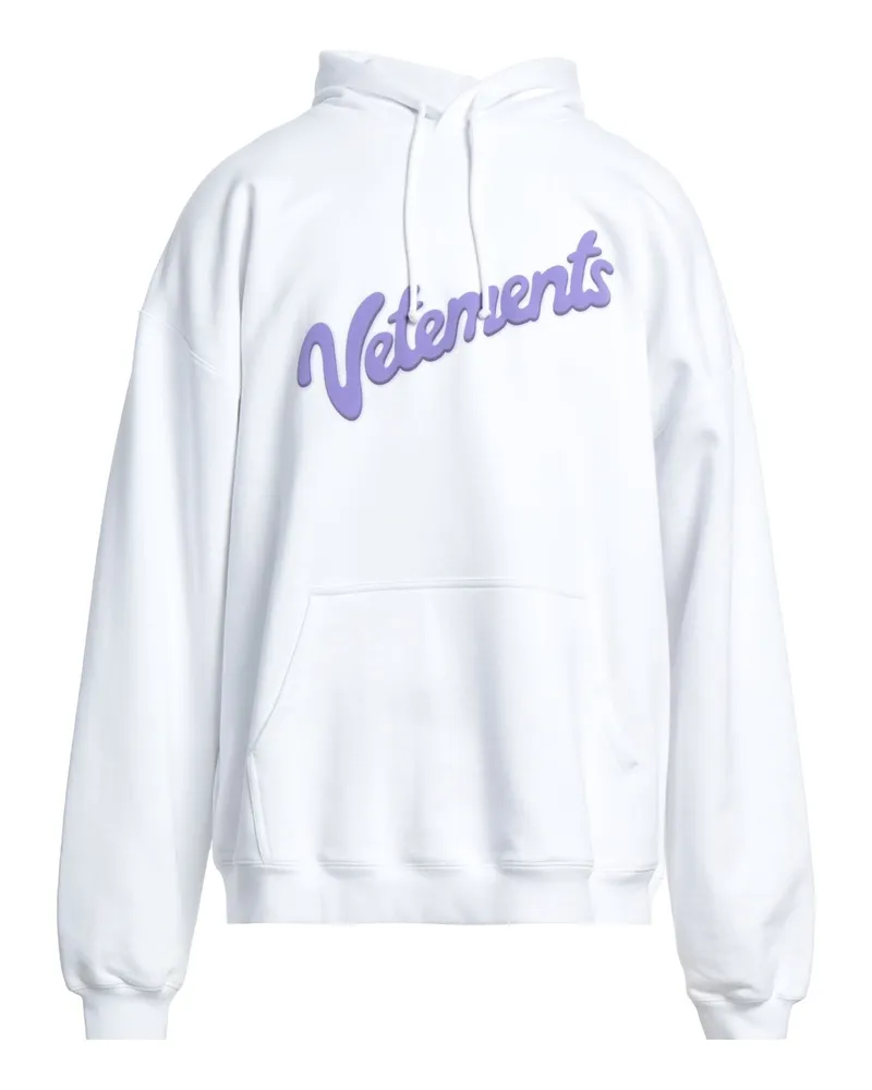 VETEMENTS Sweatshirt Weiß