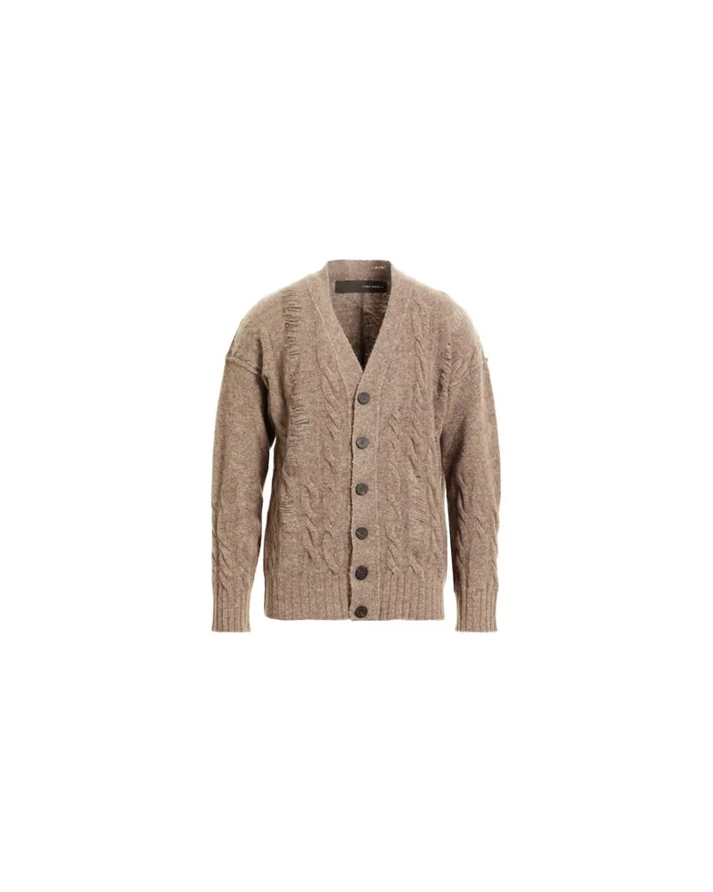 Isabel Benenato STRICKWAREN - Strickjackenauf YOOX.COM Maulwurfsgrau