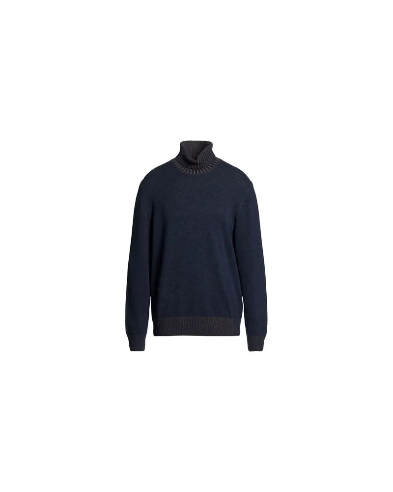 BARBA STRICKWAREN - Rollkragenpulloverauf YOOX.COM Blau