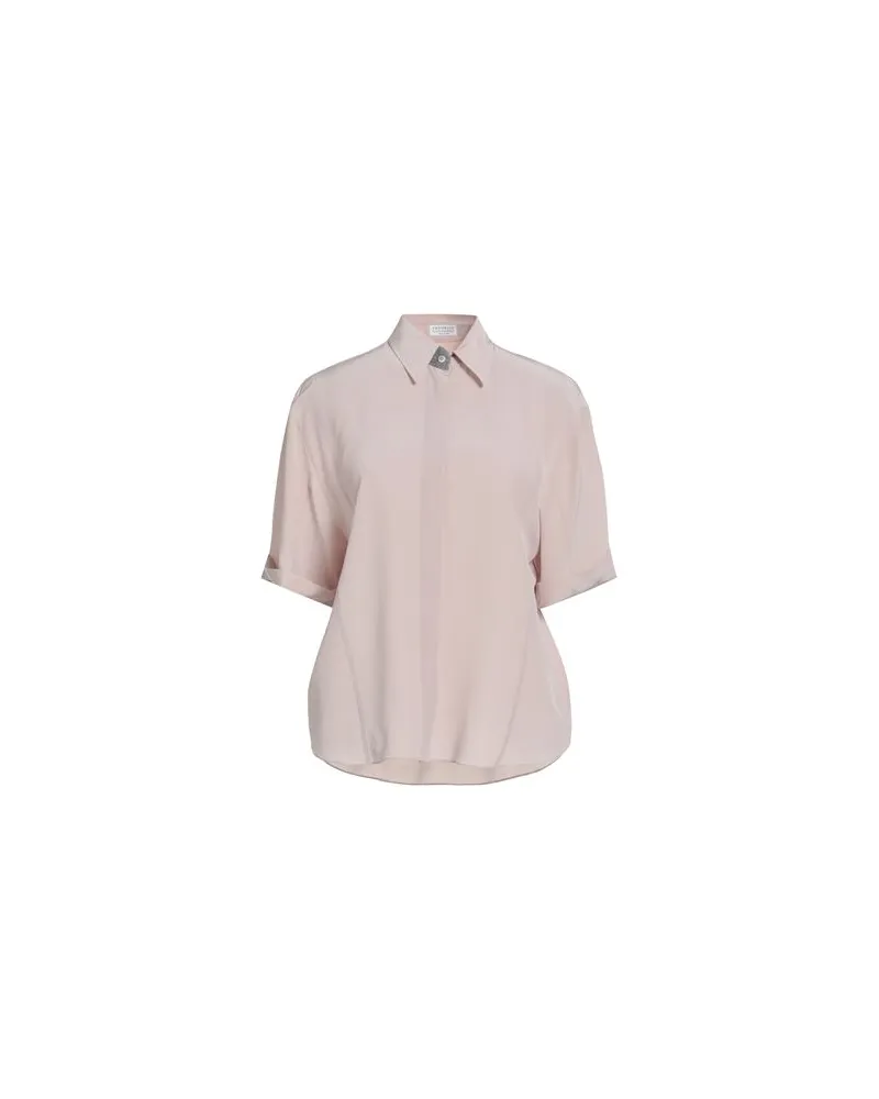 Brunello Cucinelli TOPS - Hemdenauf YOOX.COM Hellrosa