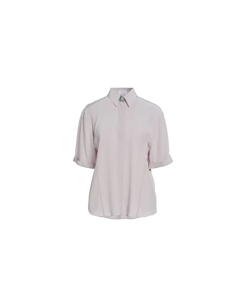 Brunello Cucinelli TOPS - Hemdenauf YOOX.COM Hellgrau