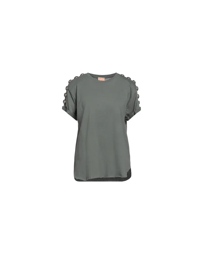NUDE TOPS - T-shirtsauf YOOX.COM Grün