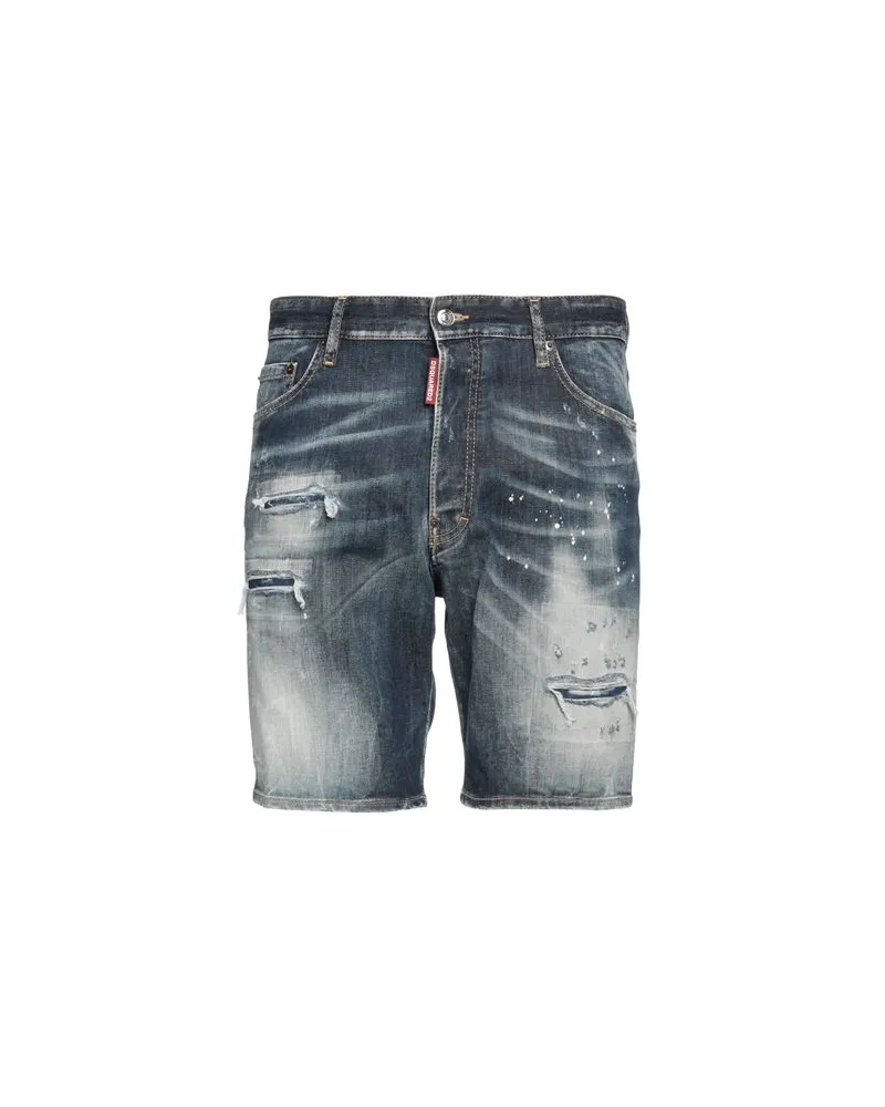 Dsquared2 HOSEN & RÖCKE - Jeansshortsauf YOOX.COM Blau
