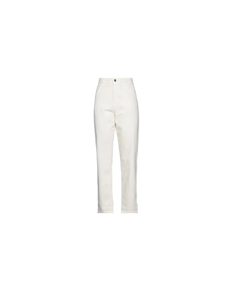 Blumarine HOSEN & RÖCKE - Jeanshosenauf YOOX.COM Weiß