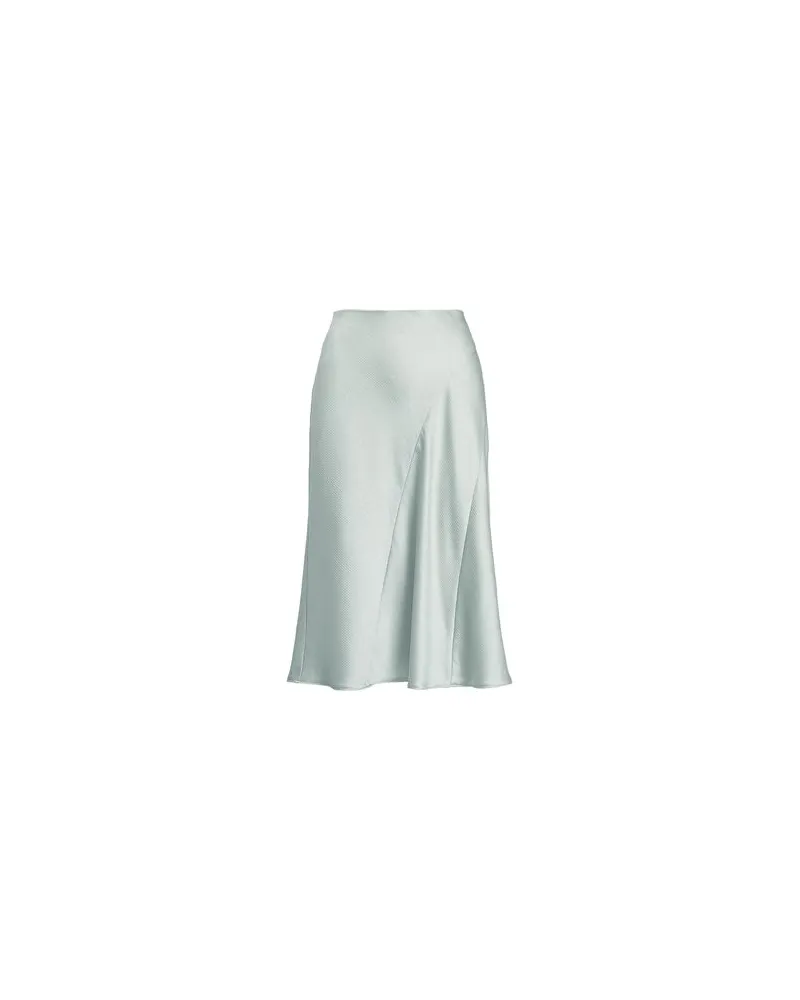 Ralph Lauren SATIN MIDI SKIRT  - HOSEN & RÖCKE - Midi-Röckeauf YOOX.COM Salbeigrün