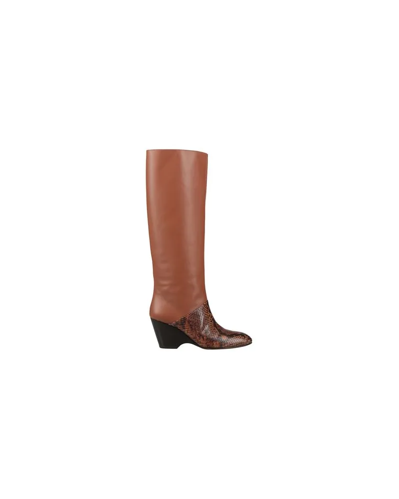 ST. JOHN SCHUHE - Stiefelauf YOOX.COM Braun