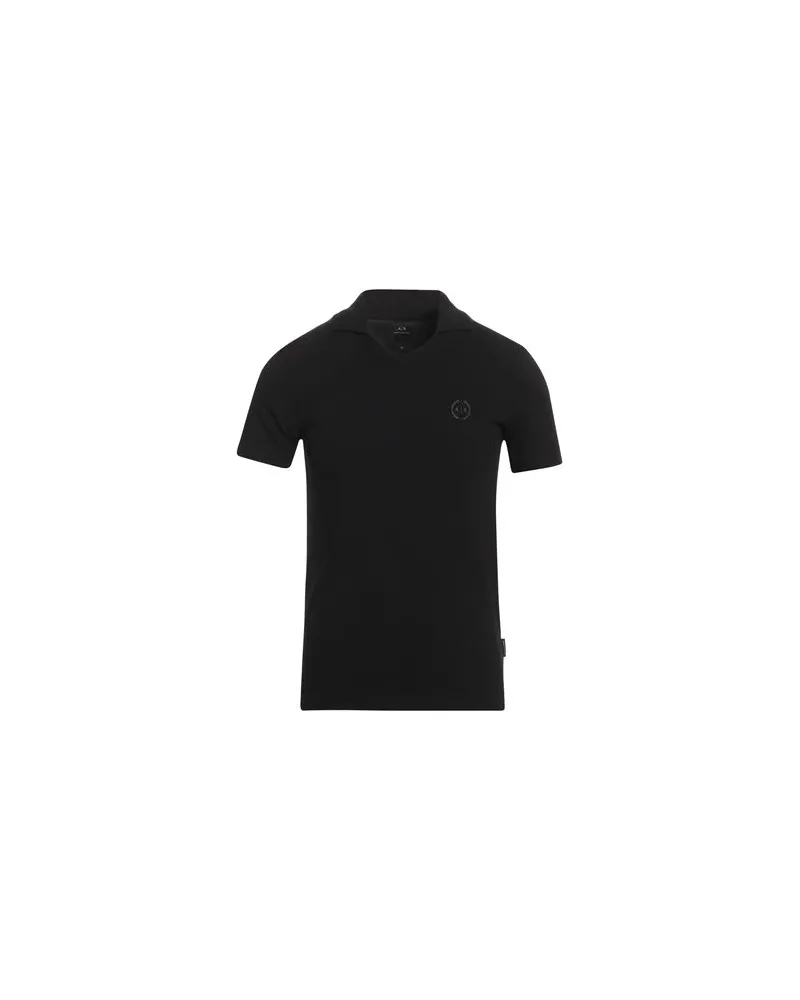 Armani Exchange TOPS - Poloshirtsauf YOOX.COM Schwarz