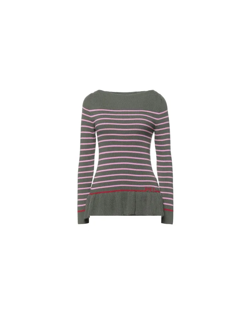 RED Valentino STRICKWAREN - Pulloverauf YOOX.COM Militärgrün