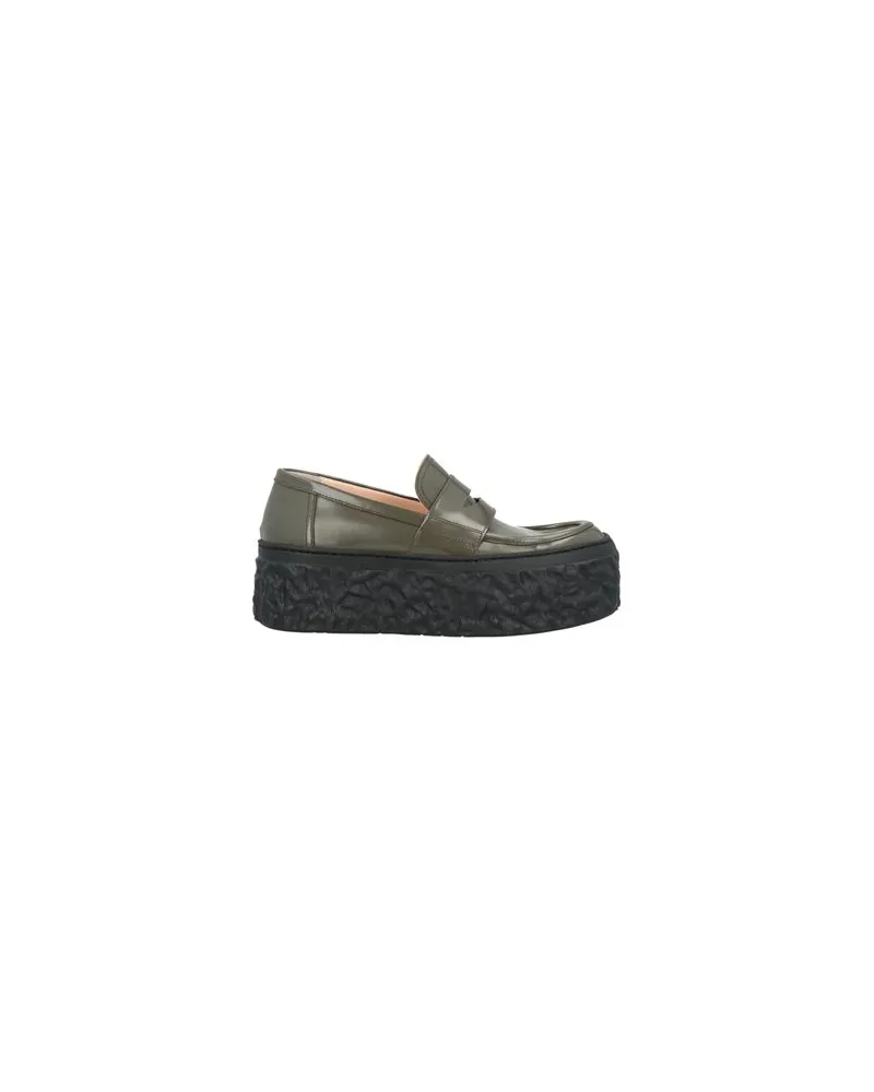Attilio Giusti Leombruni SCHUHE - Mokassinsauf YOOX.COM Militärgrün