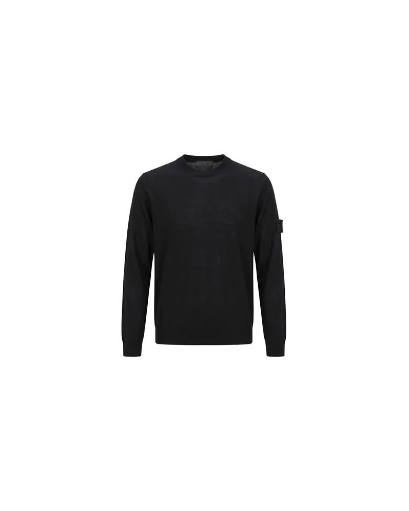 Stone Island STRICKWAREN - Pulloverauf YOOX.COM Schwarz