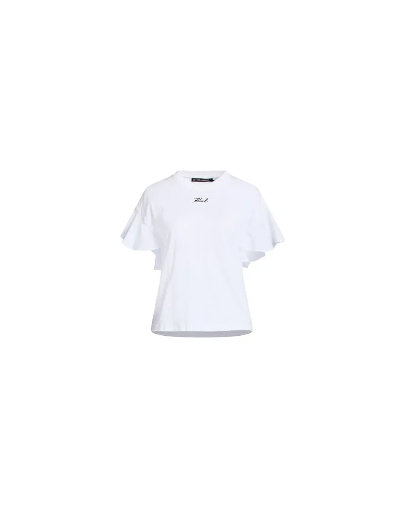 Karl Lagerfeld TOPS - T-shirtsauf YOOX.COM Weiß