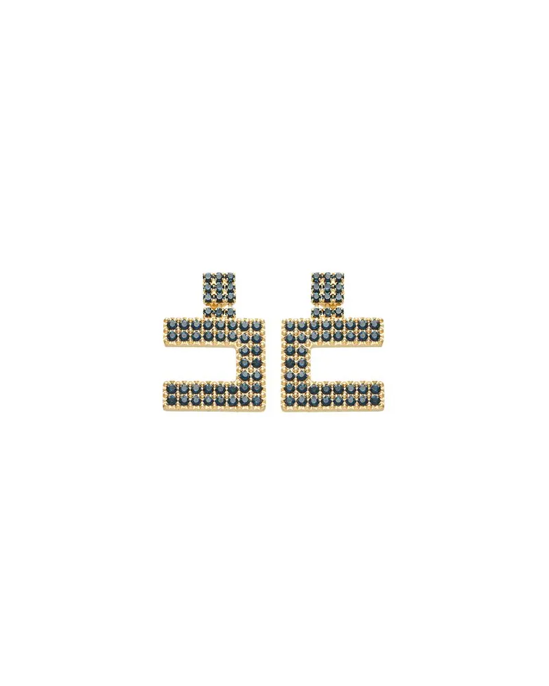 Elisabetta Franchi SCHMUCK und UHREN - Ohrringeauf YOOX.COM Blau