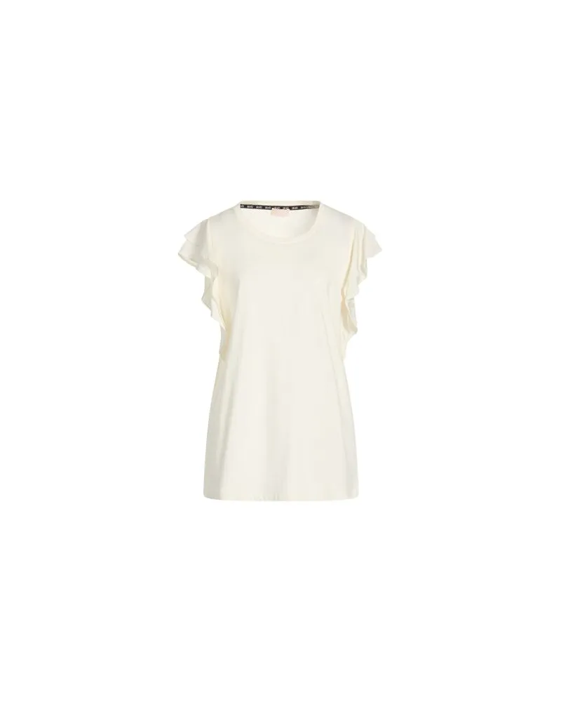 Liu Jo TOPS - T-shirtsauf YOOX.COM Elfenbein