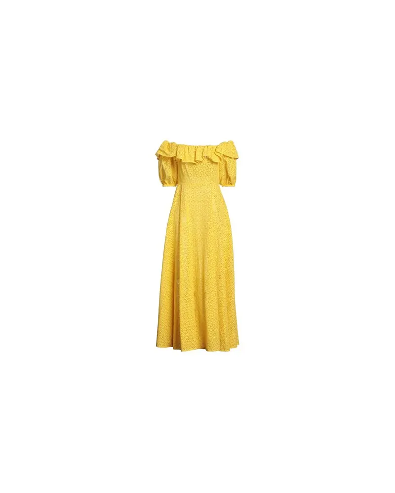 P.A.R.O.S.H. P.A.R.O H. - KLEIDER - Maxi-Kleiderauf YOOX.COM Gelb