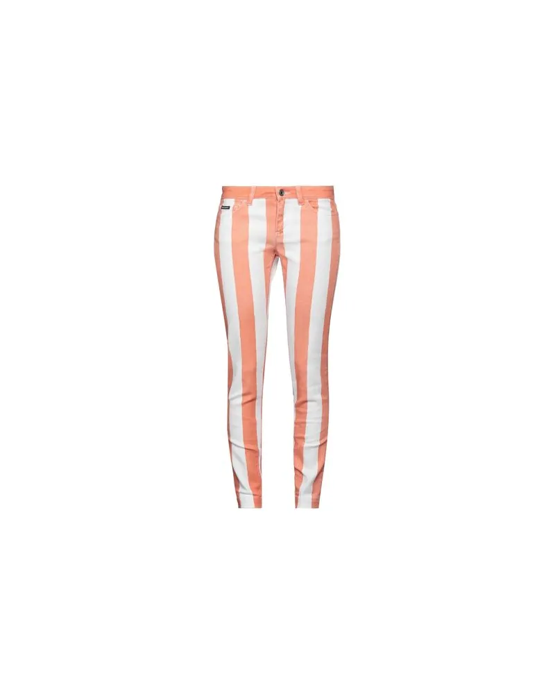 Dolce & Gabbana HOSEN & RÖCKE - Jeanshosenauf YOOX.COM Rostrot